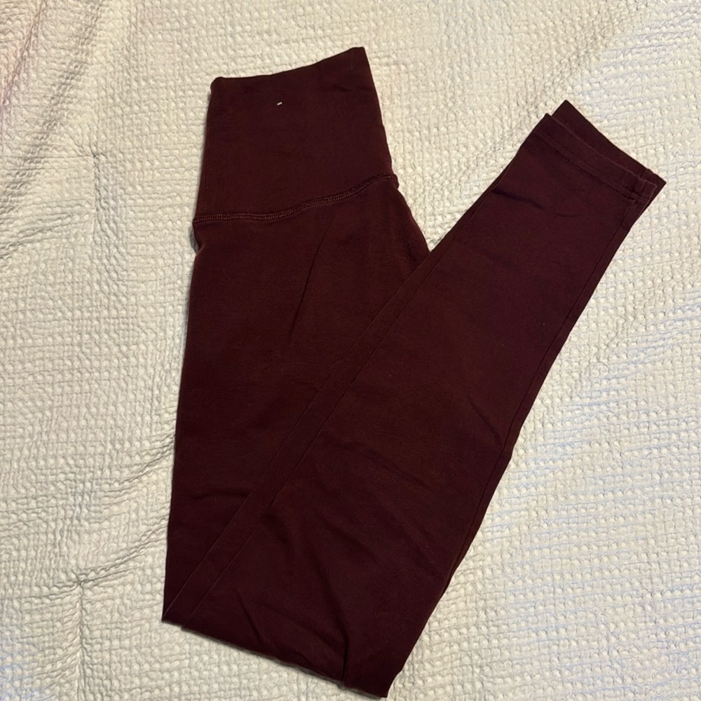 Offline cotton maroon leggings